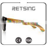 Fashion Accessory Skateboard Wooden Sunglasses With Plastic Frame thumbnail-6