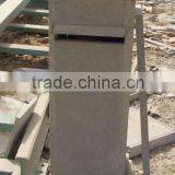 Handmade Blue Stone Mailbox thumbnail-1