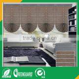 Polyester Shower Curtain Rainbow Roman Curtain Blinds for Curtian Fan Shaped