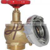 Brass Landing Hose Fire Valve With 30 Degree Outlet thumbnail-3