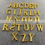 Imitation Gold/Silver DIY Jewelry Initial Letter Alphabet Pendants Charms