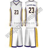 digital sublimation printed basketball uniforms with customized design