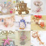 Crystal Handmade Bear Keychains Keyring Fashion Bag Charm Key Chains Holder Souvenir Key Chain Women Handbag Jewelry K0123 thumbnail-5