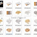 Nice 10mm Rhodium Plated Jewelry Lobster Claw Clasp Findings With 2pcs 5mm Open Jump Rings 20pcs per Bag for Jewelery Making thumbnail-3