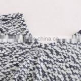 Woman's V Neck Pollver Printed Sweater thumbnail-3