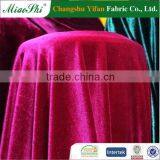 100% Polyester Plain Dyed Velvet Fabric for Upholstery Furniture