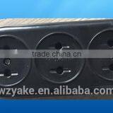 YK1001 Hot Sale Europeann Style 3 Way Extension Socket