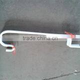 White Small Metal Shepherd Hook thumbnail-1