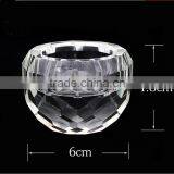 Wholesale Simple Design Clear Crystal Candle Holder thumbnail-4