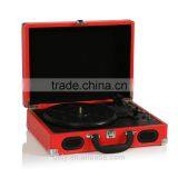 Portable Suitcase Turntable Player Bluetooth Vinyl Record Player 2015 thumbnail-3