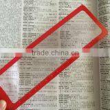 Plastic Bookmark Ruler Magnifier thumbnail-1