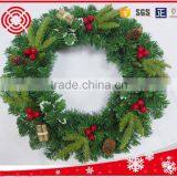 2016 high quality new design green Christmas wreath