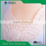 Women Summer Vivid Invisible Lace Boat Socks thumbnail-2