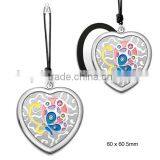 Folding Cosmetic Silver Magic Make up Mirror Metal Pocket Mirror thumbnail-3