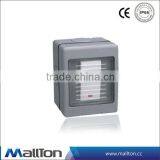 IP56 Weatherproof 1 Gang 1 Way Switch With Neon Outlet