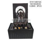 Home Decorative Resin Water Fountain Black Buddha Fountain thumbnail-1