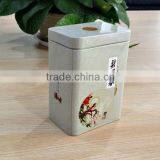 First Grade Tinplate Metal Type Airtight Tea Tin Box