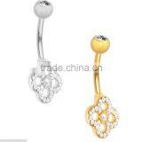 Celtic Design Belly Button Ring Piercing thumbnail-1