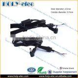 Right Angle 2.5mm X 0.7mm DC Male Plug Cable 120cm For Notebook Power Charger