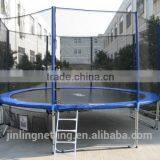 Trampoline safety net