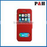 Windown View Leather Case Cover For Iphone 6 thumbnail-1