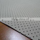 High Class Finished Cow Perforation Automotive Leather