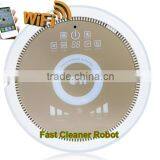 Smartphone WIFI APP Control Robot Vacuum Cleaner Wet QQ6KDM Updated With Air Purifier,3350MAH Lithium Battery thumbnail-2