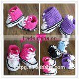 Crochet Knitted Baby Sport Shoes, Wholesale of Crochet Baby Tennis Shoes thumbnail-1