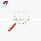 21cm Mesh Strainer With Two Ears And Red Handle