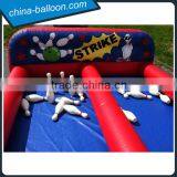 Inflatable Bowling Alley Skittles Game / Customized Inflatable Bowling Game for Sale thumbnail-3