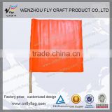 Hot selling safety flag with steel pole
