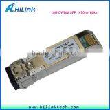 Fiber Module 1470nm~1610nm Cisco 10G CWDM SFP 80km