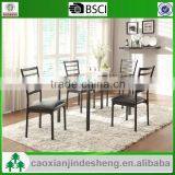 Dining Room Furniture Metal Frame Marble/MDF/ Glass Top, Powder Coat Dining Table and Chair thumbnail-2
