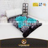 2016 Hot Sale Fashion Design Printing Mink Bed Cover Blanket