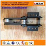 High Quality Durable Swamp Buggy Excavator Steel Chains and Track Shoes , Floating Excavator Chains , MAXWAY Machine Company thumbnail-4