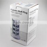 ME-S4 Four Layers Electrical Multi Outlet of With Five Meters Power Line for Industrial and Household Usage thumbnail-5