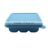 Wholesale Custom Silicone Ice Cube Tray With Lid, Personalized Ice Cream Tray Mould thumbnail-6