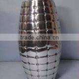 Aluminium Metal Flower Vase Planter Mirror Polished thumbnail-1