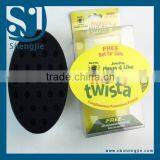 Trade Assurance Factory for Sale Magic Hair Twist Sponge for Black Men Sponge Brush for Hair Made Black Curly Hair Sponge thumbnail-3