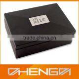 High Quality Customized Made-in-china Varnished Wooden Box With Metal Plate thumbnail-1