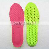 Soft removable sports insoles pvc breathable insole shoe inserts for running