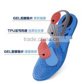 Soft Silicone Sports Insole , Massaging shock-absorbing Gel Silicone Shoe Insole
