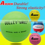 sporting goods colorful volleyball,rubber made volleyball