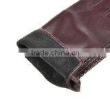 Simple and Lovely Purple Threading Bowknot Threading Girls Sheepskin Leather Glove thumbnail-6