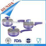 1QT 2QT 3QT 3pcs Aluminum Cookware Set With Marble Coating
