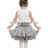 Wholesale Baby Girls Pettiskirt Ruffle Chiffon Petti Top Set 0-9 Years Tutu Pettiskirt thumbnail-3