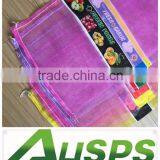 PE mesh bag, mesh vegetables bag, vegetable net bag