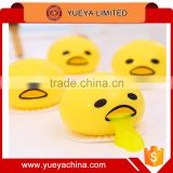 China goods wholesale Cute Funny Egg Squeeze Toys Suction Back Vomit Yolk Prank Release Pressure Ball