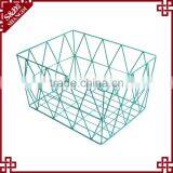 Eco-friendly Rectangular Chicken Wire Basket Wholesale Metal Wire Mesh Basket thumbnail-2