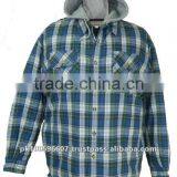 Mens Flannel Hooded Jacket thumbnail-1